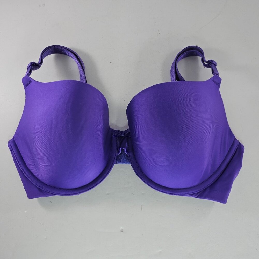 Victoria's Secret Purple Demi Buste Bra 32DD Pre-Loved & Ready For A New Home